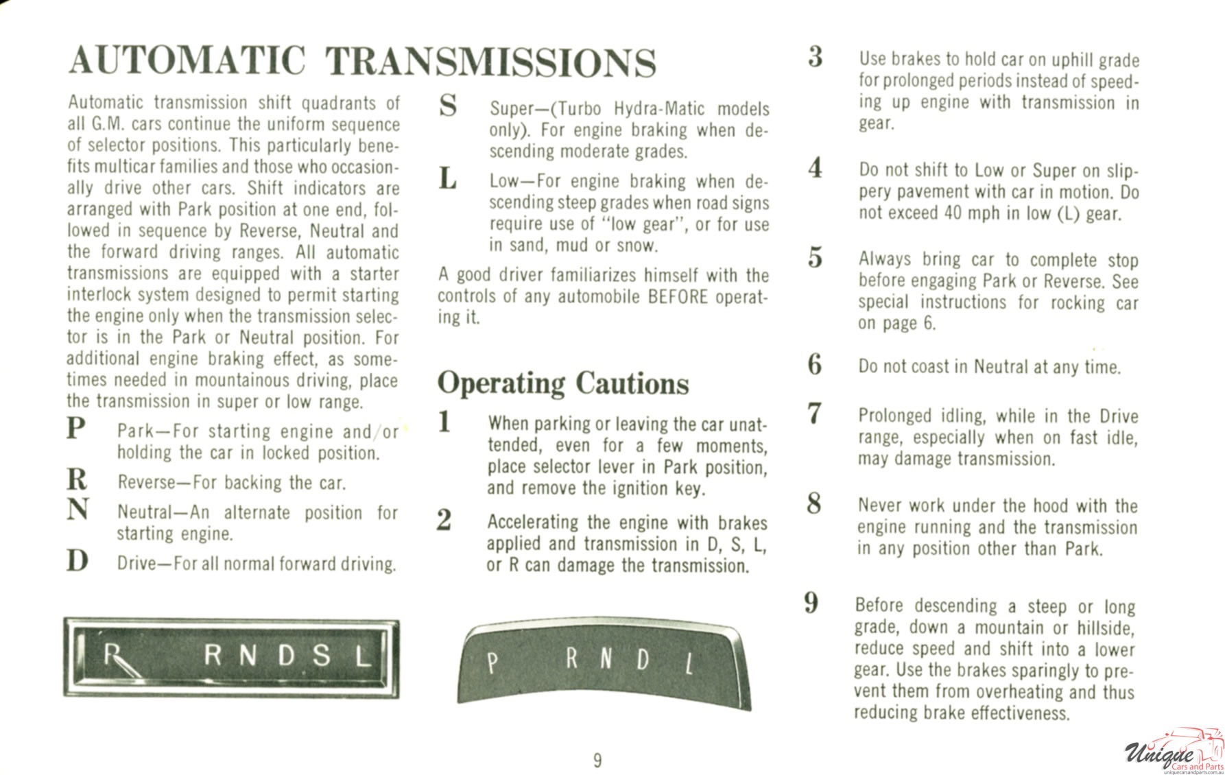 1969 Pontiac Owners Manual Page 52